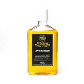 Mia More Oils LLC Mia More Oils Botanical Beauty Blend C Luxurious Body Oil for Women, 8 oz | Natural Moisturizer with Jojoba, Coconut & Vitamin E Oils | Hydrates & Nourishes Dry, Sensitive Skin | Divine Delight