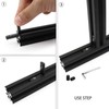 20pcs T-Slot L Shape Interior Corner Connector Joint Brackets +