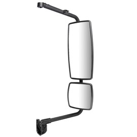 ITOPUP for International for Durastar 4300 4400 7400 7600 8500 8600 Workstar Transtar for Prostar Lonestar Truck Hood Mirrors with Black Housing RH Right Towing Mirror