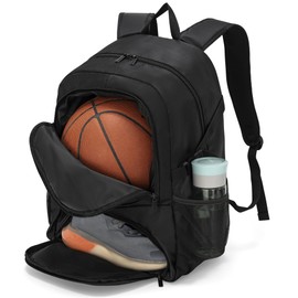 BQKOZFIN Basketball Backpack Basketball Bag Soccer Ball Bag for Students and Adults Lightweight Ball Bag Waterproof Large Capacity