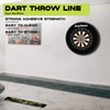 MageRabbit Dart Throw Line Marker PVC Mats, Soft and Steel