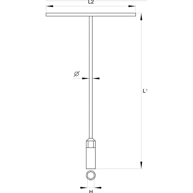 YATO YT 1575-Cle A type t Tube 12 mm