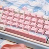 COOMICKEY PBT Keycaps 95 Keys Pink Cartoon Keycaps Dye-Sublimation Cute