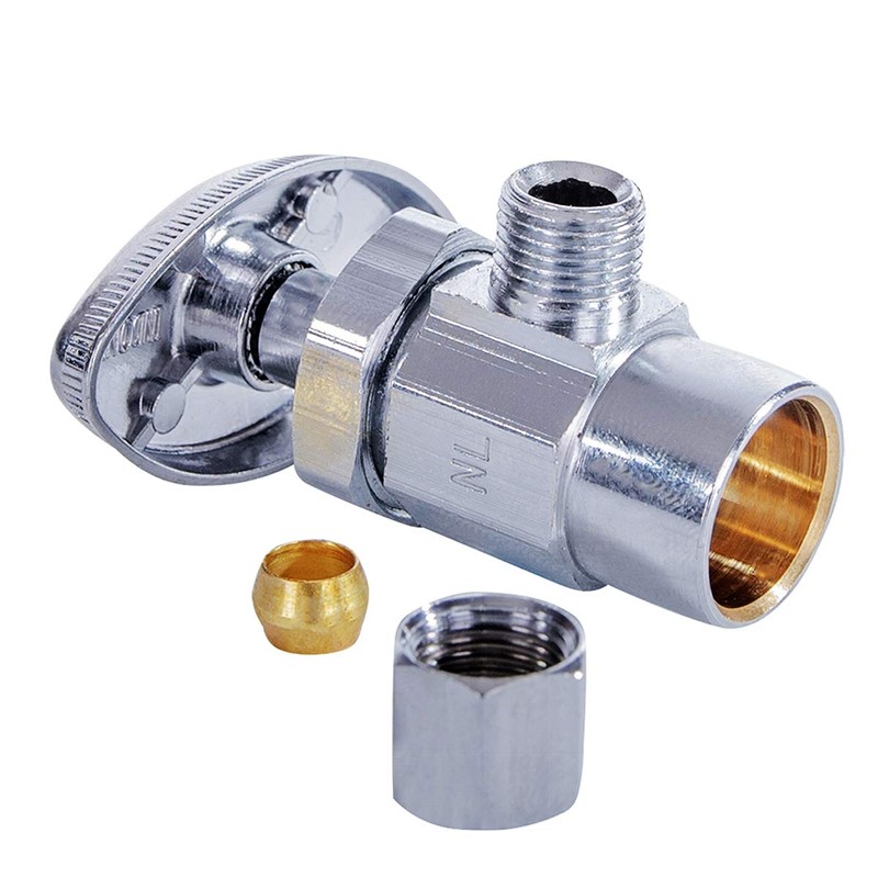 Midline Valve 71212QS-OM-5 Water Supply Stop Valve with Multi-Turn Wheel;