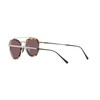 Persol PO5008ST Aviator Sunglasses, Silver/Dark Violet Polarized, 51 mm