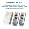 Wireless Switch 400ft Long Range Wide Voltage 85~265V Large Load