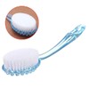 Dependable Premium Long Reach Bath Brush with Massager Exfoliating Spa