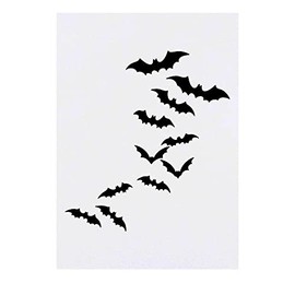 'Bats' Temporary Tattoo - Water Resistant, Skin-Safe, Non-Toxic Transfer (TO00056541)