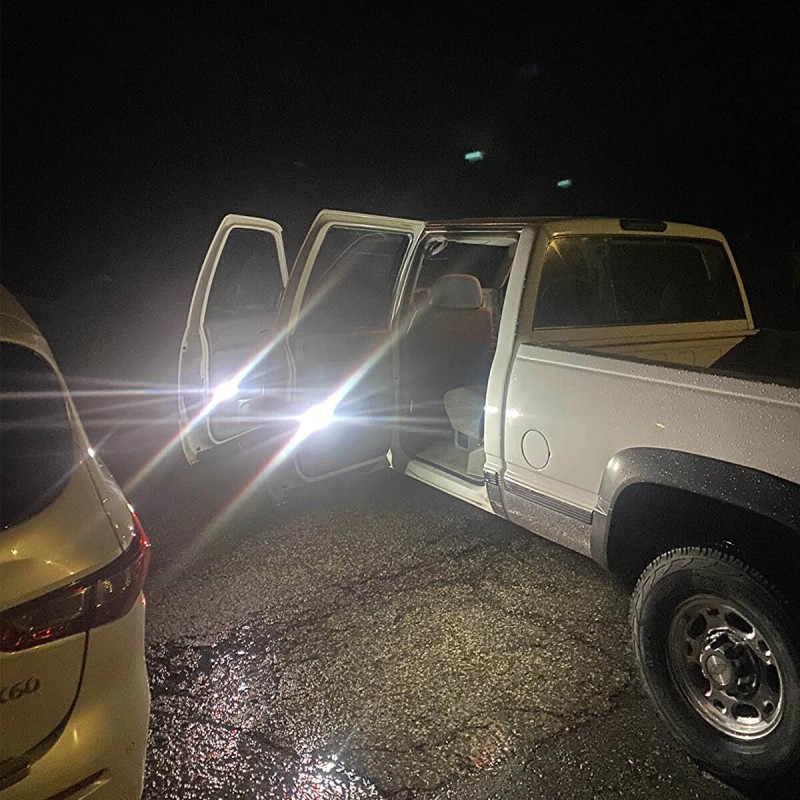 Unbranded 2X White LED Door Panel Courtesy Light For Chevy