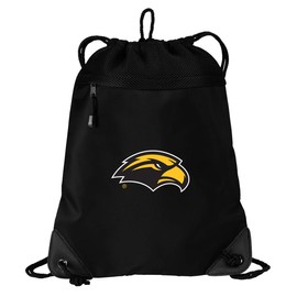 Broad Bay Southern Miss Drawstring Bag USM Cinch Pack Backpack UNIQUE MESH & MICROFIBER