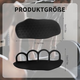 Fitness, Grip Pads, Weight Training, Gym Gloves, 1 Pair of Fitness Grip Pads, Grip Pads for Pull-Ups, Hanging, Deadlifts, Bench Press, Dumbbells, Cable and Lat Pull, Gym Accessories