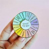 Wisboey 3 x Rotatable Brooch 1 x Food Pin Rotating