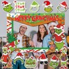 Photobooth Christmas Photo Props with Christmas Photo Frame Holiday Photo