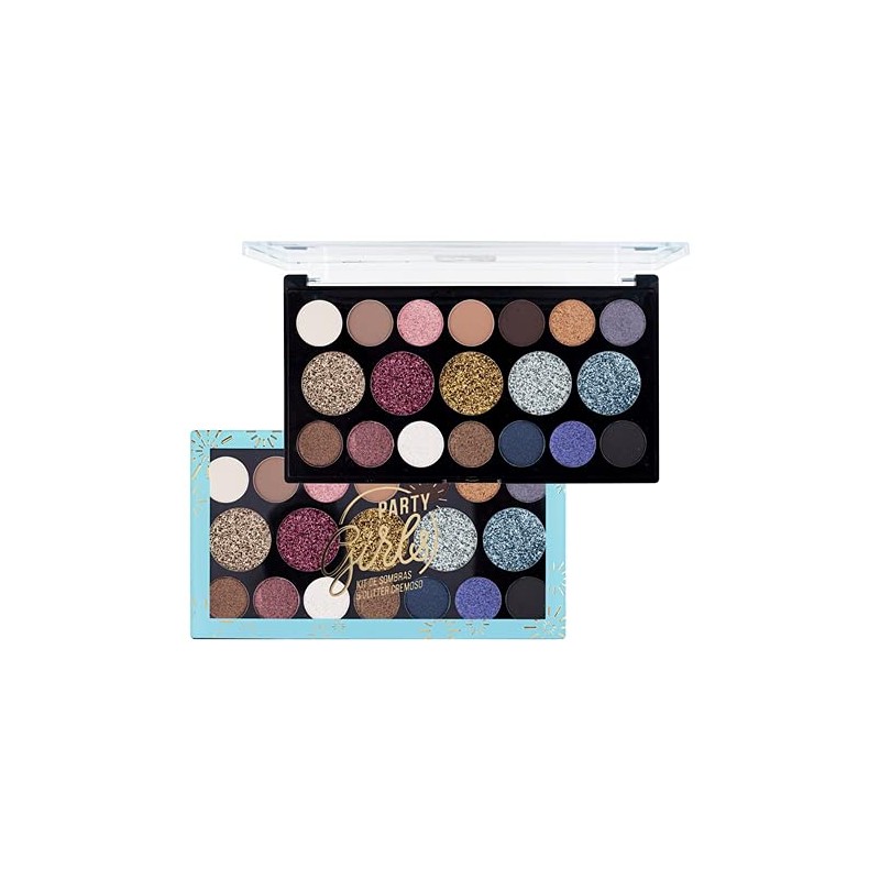 Sombras con Brillos para Ojos, Sombras con Glitter, Matte y