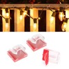 100 Pcs Cable Light Strip String Clips Adhesive, it can