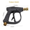 Pressure Washer Gun, 4350 PSI - Short Jet Washing Gun