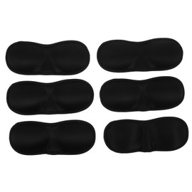 minkissy 6pcs Soft Eye Masks for Sleeping Airplane Blackout Eye Cover for Men Women Light Blocking Blindfold for Travel Office Naps Yoga Meditation Breathable Portable