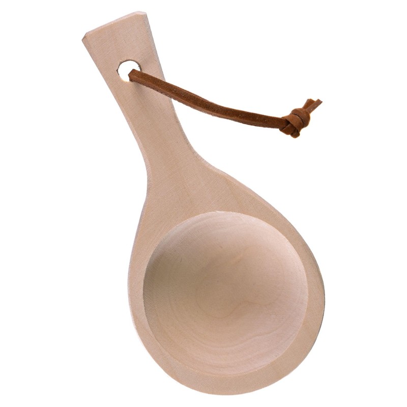 Battle-Merchant Ladle with Leather Strap, Approx. 17 cm Tablespoon Soup