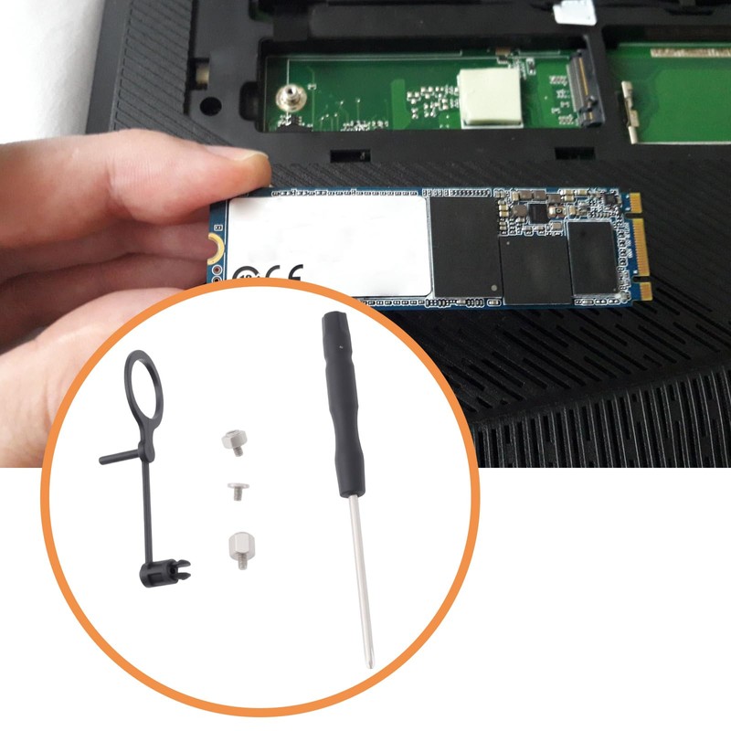 Briny River 2 sets SSD Spacer Screw Set Compatible with