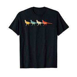 Pheasant Vintage Retro Bird Monal Animal Lover 60s 70s Gift T-Shirt