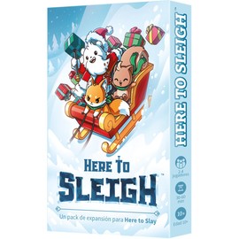 TeeTurtle Here to Slay: Here to Sleigh | Expansion | Card Game | Ages 10+ | 2 to 4 Players | 30-60 Minutes Per Game | Spanish
