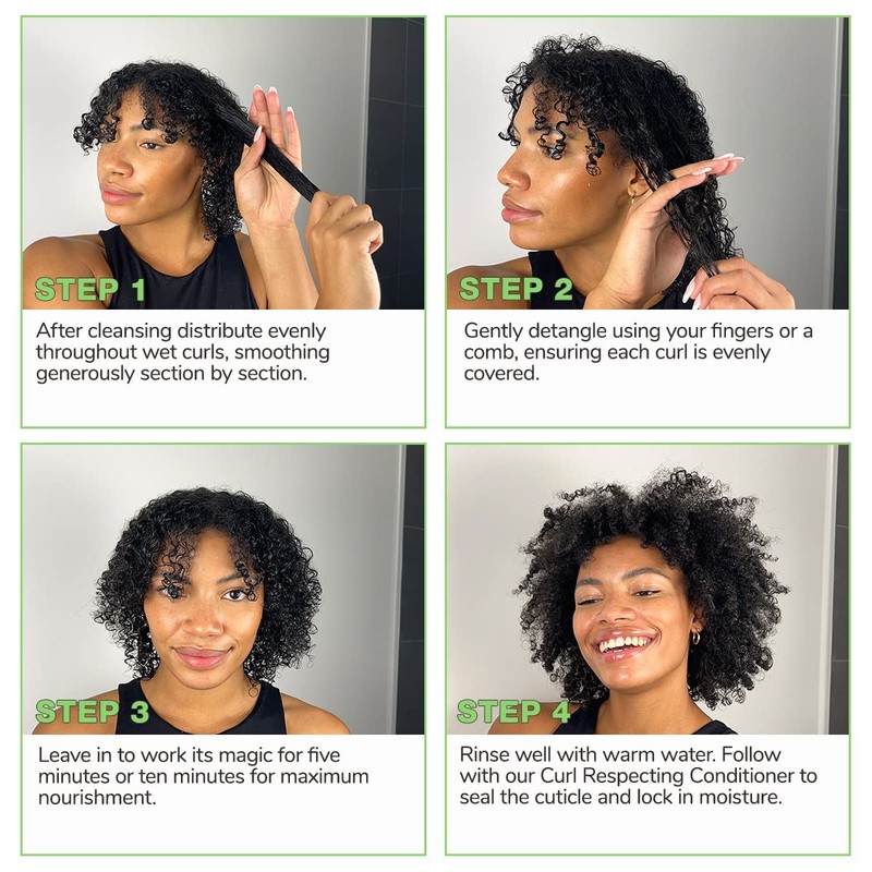 Imbue Curl Mask Sachet - Vegan and Curly Girl Compliant,