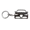 BlackStuff Carbon Fibre Keyring Compatible with Giulia BS-129, Black