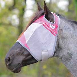 Cashel Crusader Horse Fly Mask for Charity, Pink, Arabian