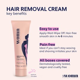 womn 2 x Intimate Comfort HAIR REMOVAL CREAM - depilatory cream for bikini zone & armpits (2 x 100ml)