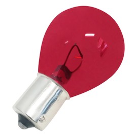 OCS Parts #311 Red Light Bulbs | 28 Volt S11 Miniature BA15S Single Contact Bayonet Base Lamps | 300 Hour Replacement Red Light Bulbs