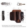 Gentlestache Leather Sheath for Leatherman Multitool Sheath EDC Pocket Organizer