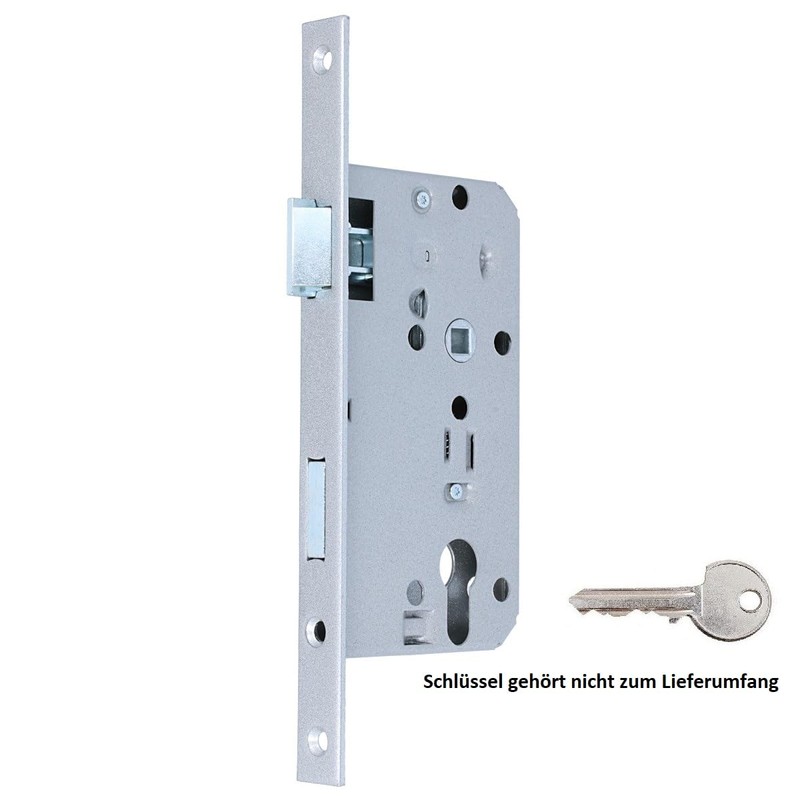 MS Beschläge Mortice Lock Square Edged 235 mm x 20