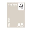 A5 Red Colour Paper 80gsm Sheets Double Sided Printer Paper