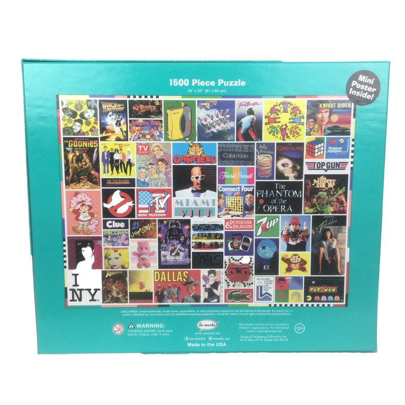The 1980s 1500 Piece Puzzle