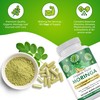 Organic Veda Moringa Leaf Powder Capsules, 1000mg, 360 Count -