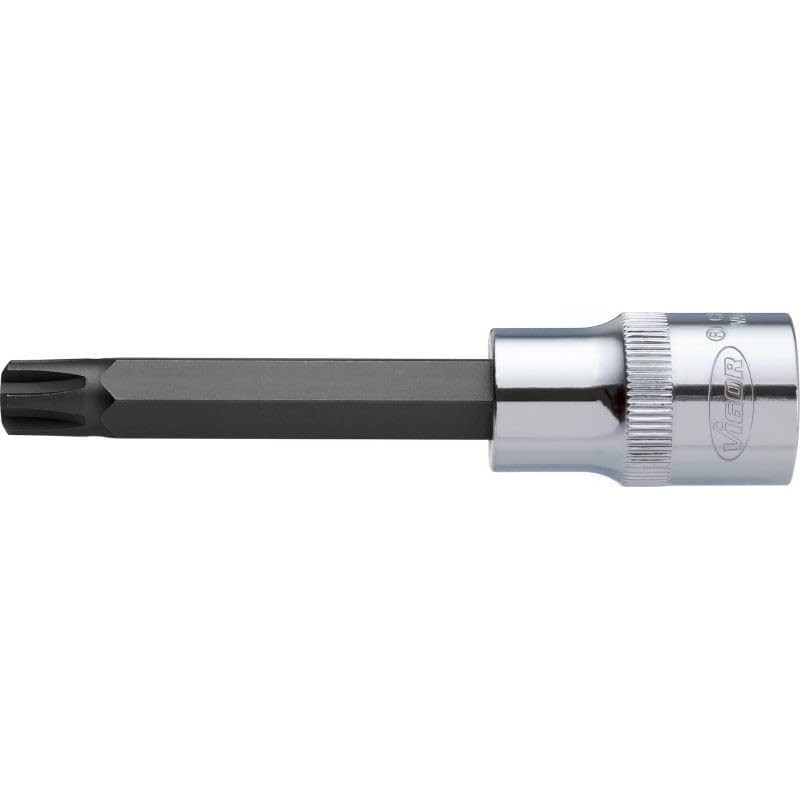 Vigor V2216 Ribe Screwdriver Socket, M10 mm, L 100 mm,