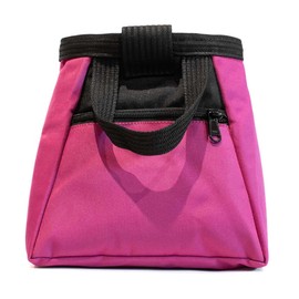 Psychi OG Chalk Bucket Bag with Storage Pockets and Carry Strap For Rock Climbing Bouldering Gym (Magenta)