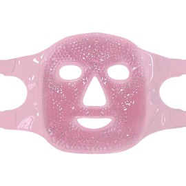 Perfect Remedy Ice Pack Cold Face Eye Masks Reduce Face Puff, Dark Circles, Reusable Cold Hot Gel Face Eye Mask (Pink)