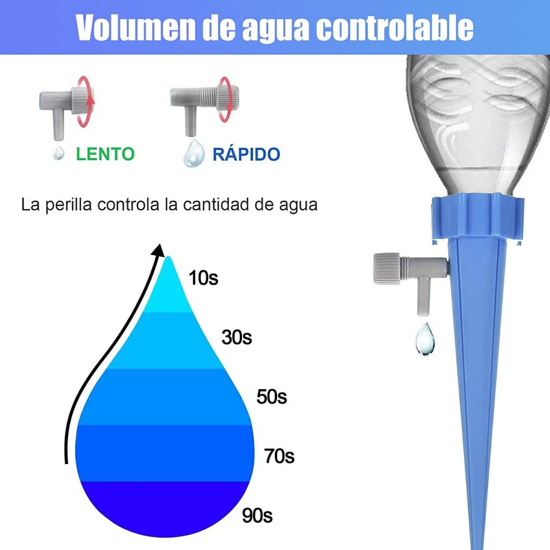 12 pack Picos de riego automático, bebedero de plantas, dispositivos