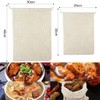 VJUYSW Cotton Muslin Bags 4 Pack Drawstring 100% Cotton Reusable