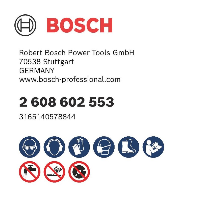 Bosch 2608602553 Diamond Grinding Head Expert for Abrasive 125 x