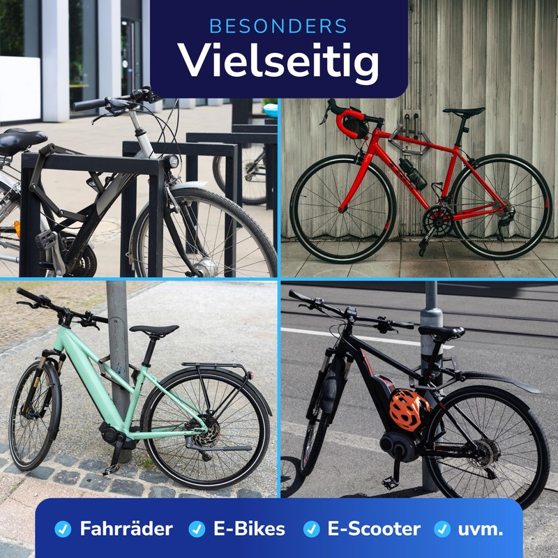 CAPRIBIKE Folding Lock for Bicycle - High Quality Bicycle Lock