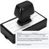 Marspark 1 Pcs Notary Stamps Jurat Stamp Self Inking Notary