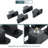 NATGAI 4Pack Rubber Vibration Isolator Mounting Bracket/Air Conditioner Mounting Bracket