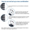 RESET -071 3-Digit Mini Combination Lock Compact Combination Lock for