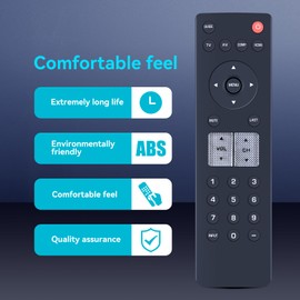 ZWP VR2 Replacement Remote Control fit for Vizio TV SV420M SV470M VECO320LHDTV VW32LHDTV40A VW37LHDTV30A VW37LHDTV40A VO370M-C VO420E VO420E-M VO400E (0980-0305-3000)(0980-0305-3021)(0980-0305-3050)