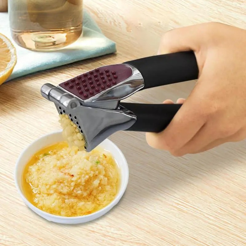 EliteHoff Premium Garlic Press, Garlic Cutter Made of Stainless Steel