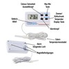 Digital Gefrierschrank oder Kühlschrank Thermometer mit Alarm-Funktion und max/min Funktion