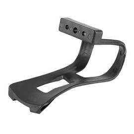 CHEOTIME Bicycle Toe Clip, 1 Set Non-Slip Bicycle Pedal Toe Clip with Strap for Spin Cycling Bike, Indoor Exercise Bike, Stationary Recumbent Bike Parts