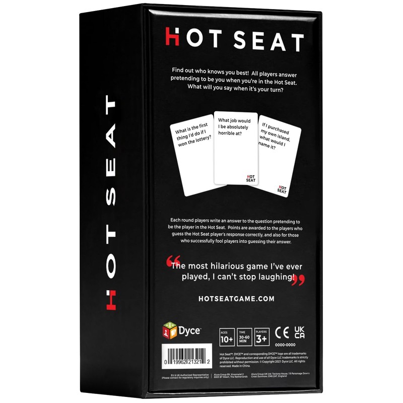 HOT SEAT - The Party Game That's All About You